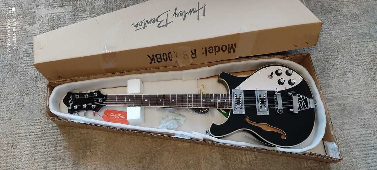 Gitara elektryczna Harley Benton RB-600BK Semi Hollow + SETUP! OKAZJA!