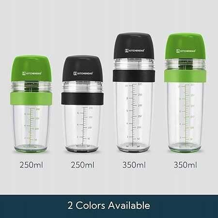 shaker do sosów z wyciskarką do soków,kubek z miarką,na dressing, 350