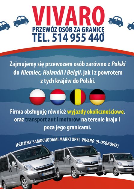 Przewóz osób, Sierpc,Płock Transport,Busy,Holandia, Belgia,Niemcy