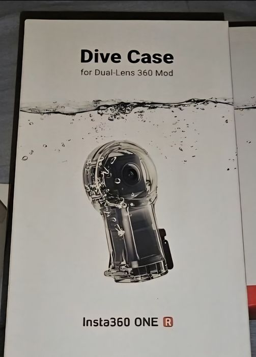Dive case insta360 one R e One RS para lentes 360