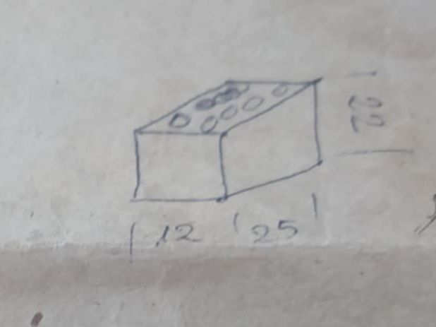 Biała cegła budowlana 12*25*22