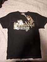 T-shirt koszulka Big Buddha New Yorker złoty nadruk