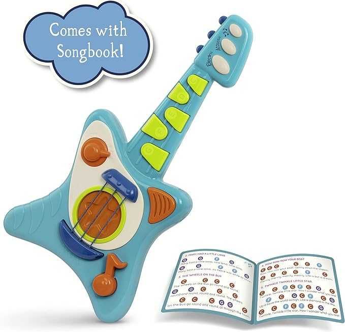 Battat gitara dziecięca, instrument z piosenkami