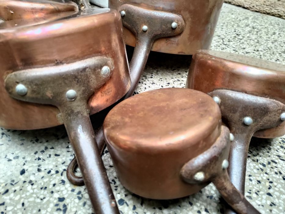 Caçarolas em cobre