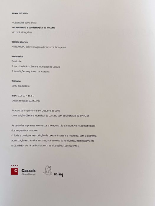Cascais há 5000 anos, de Vitor S. Gonçalves