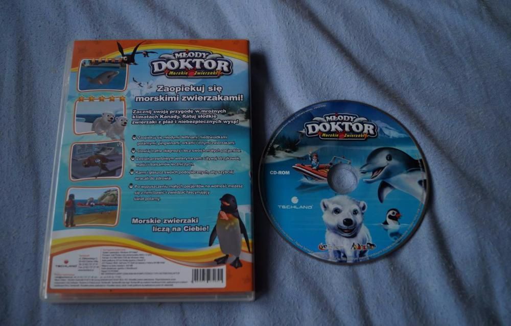 Młody Doktor Morskie Zwierzaki gra komputerowa PC CD-ROM