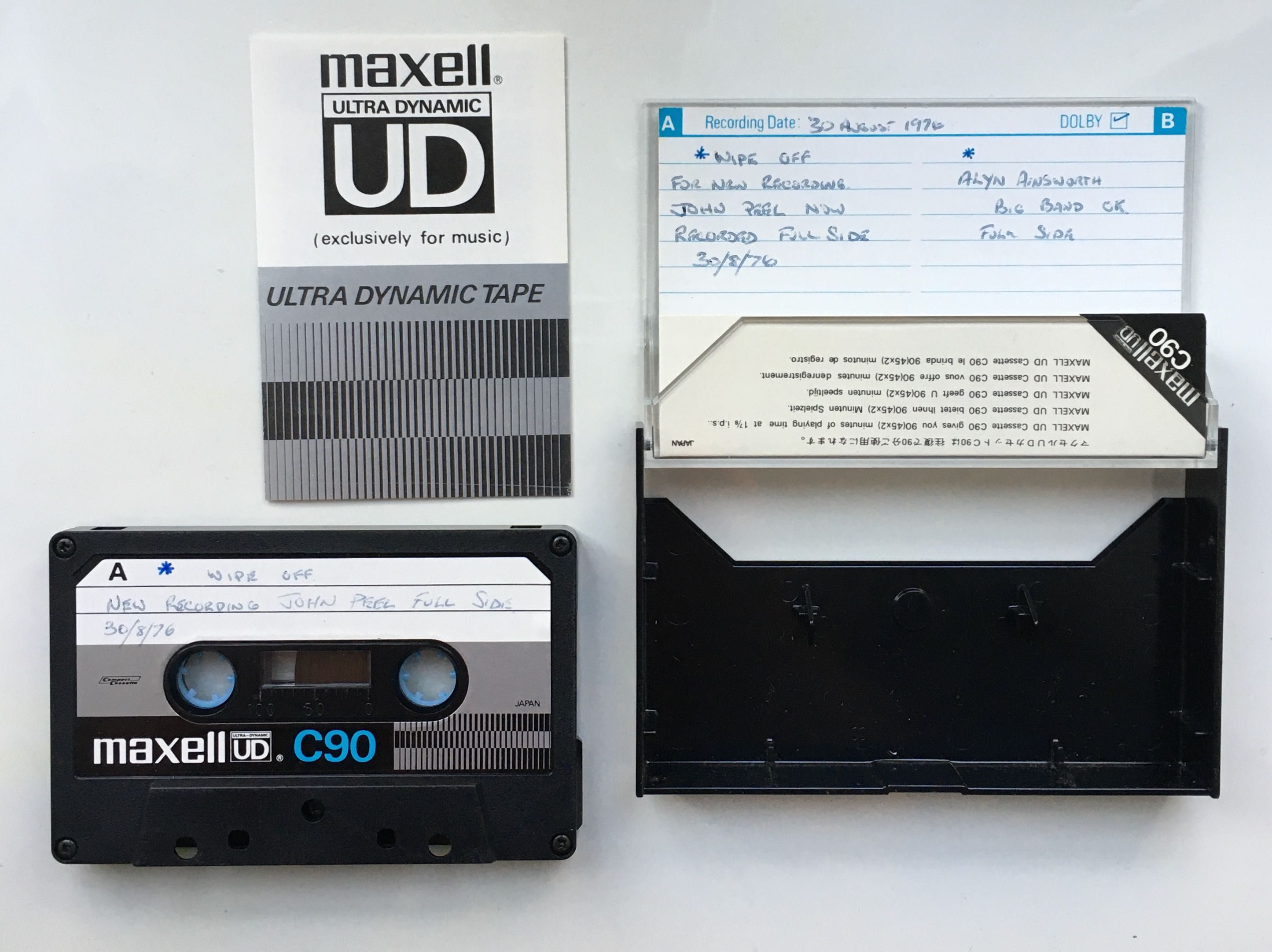 Аудіокасета Maxell UD C-90 1972