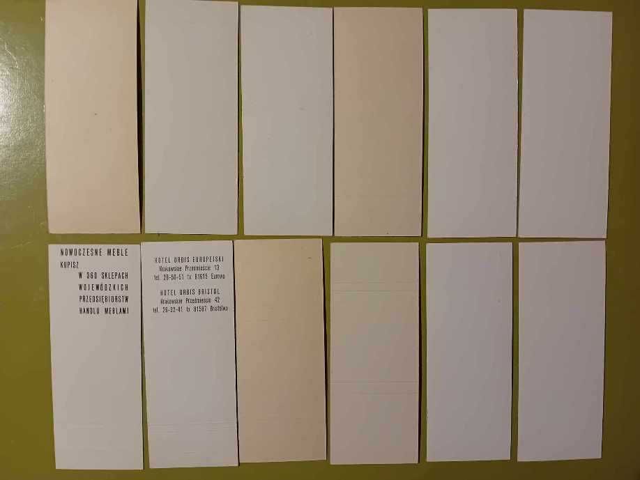 Pudełka do zapałek z etykietami