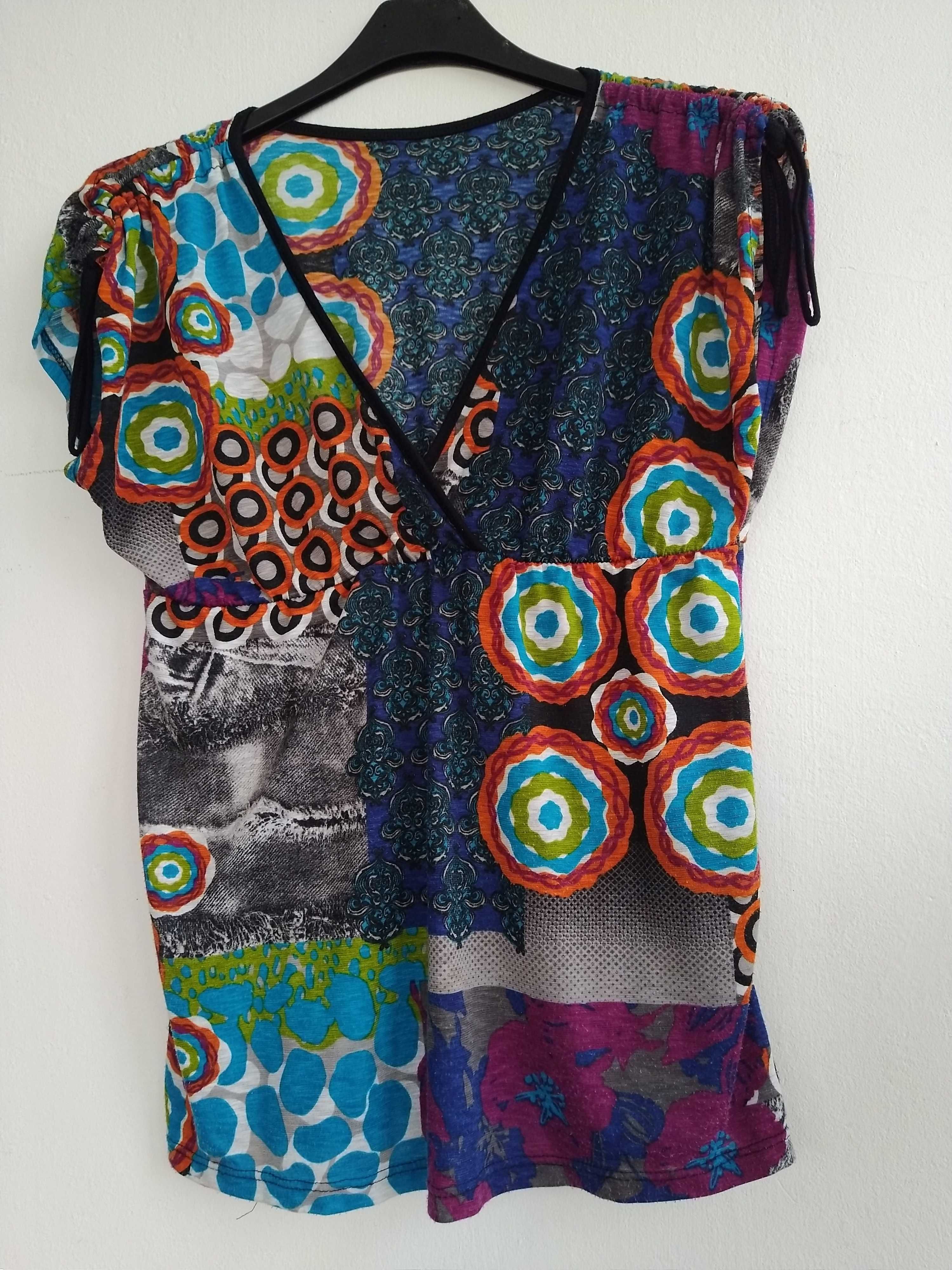 Camisola / Top estilo Desigual - Tamanho L