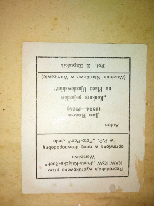 Obraz Jan Rosen Konkurs pojazdów na Placu Ujazdowskim