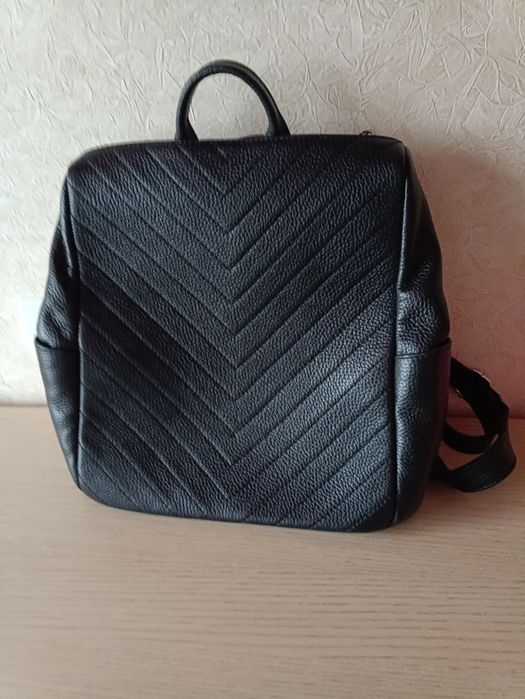 Рюкзак сумка шкіряна
