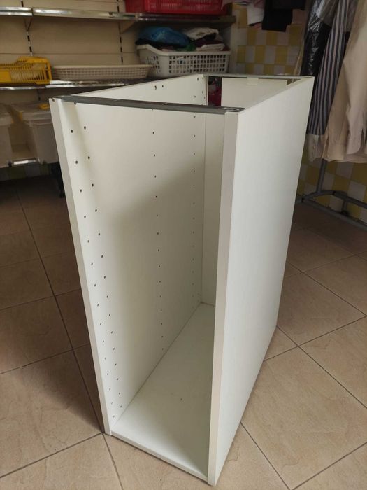 METOD, Estrutura armário baixo, branco, 30x60x80 cm
