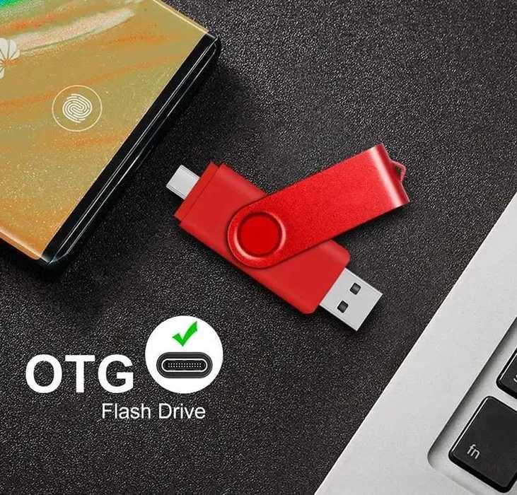 Type-C+USB флеш накопитель 4ТБ + В ПОДАРОК КАБЕЛЬ USB Type-C 10А