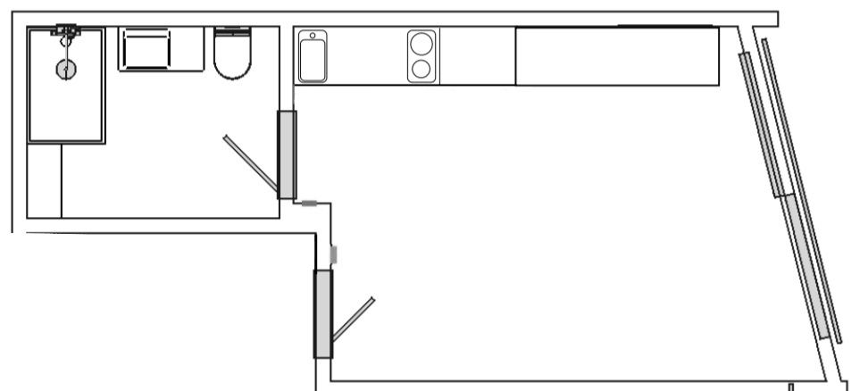 Apartamento T0 Estúdio no Centro de Aveiro - Rua S. Sebastião