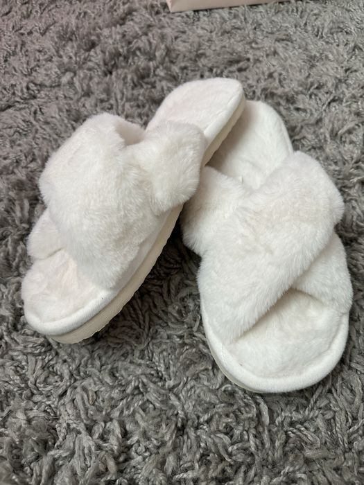 Kapcie biale panna mloda 38
