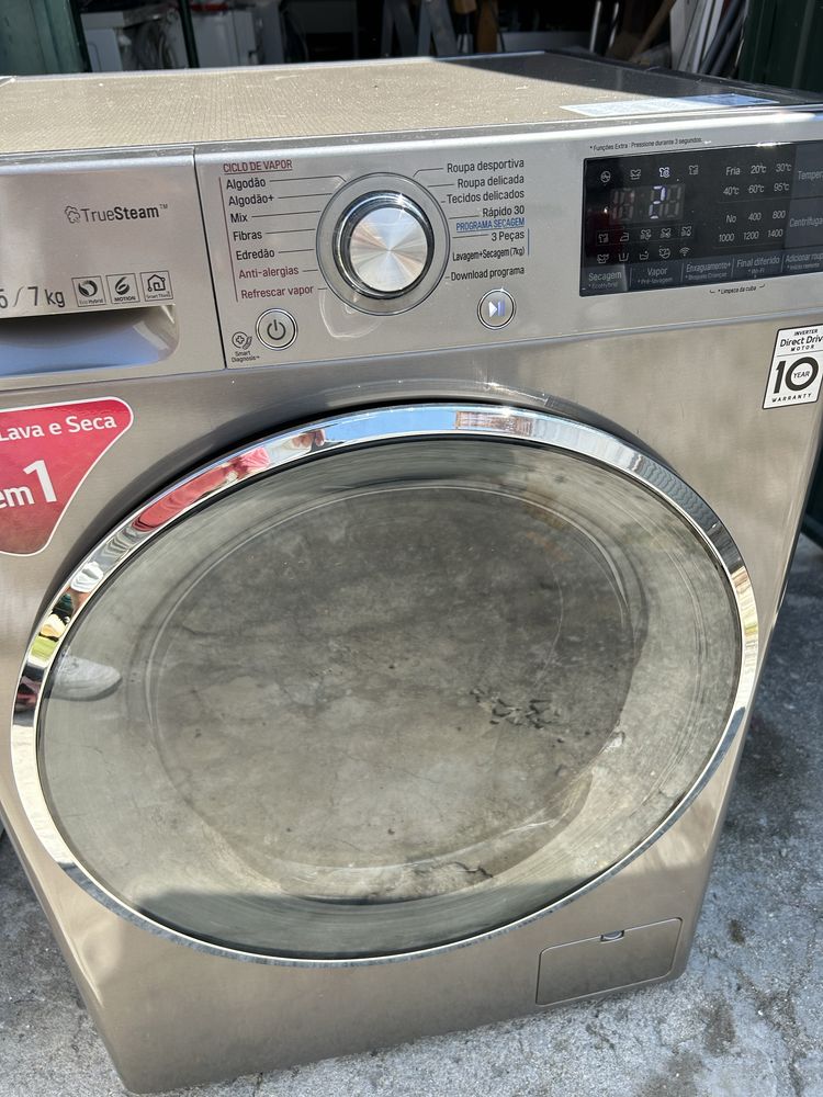 Maquina lavar e secar LG