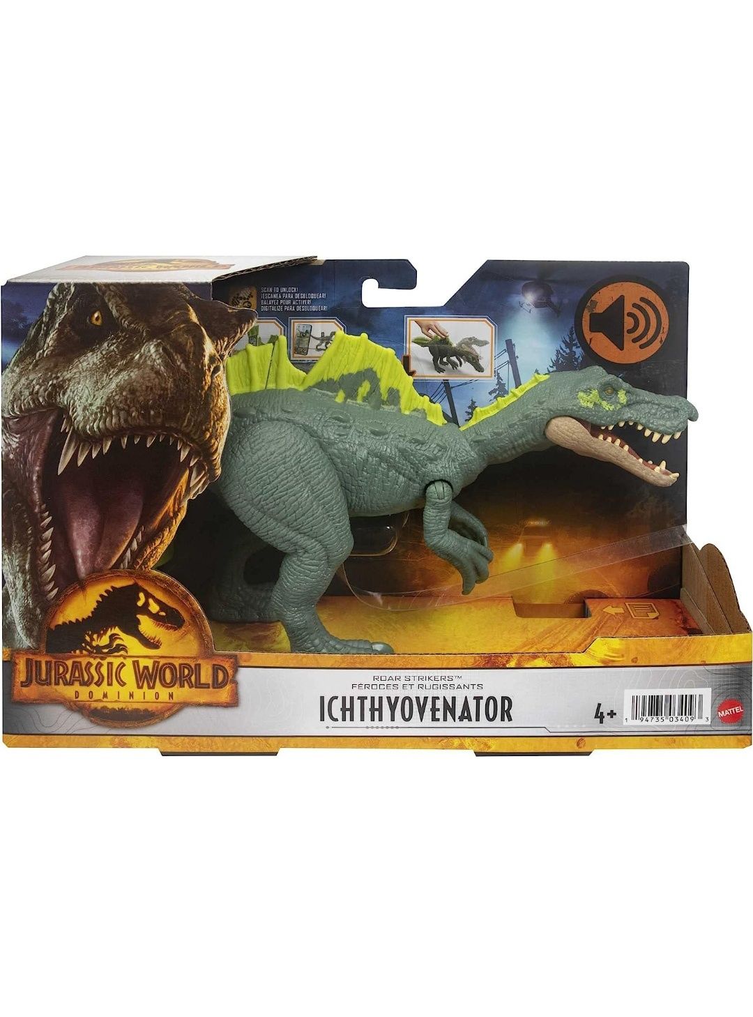 Mattel Оригінал Jurassic World Dominion  Ichthyovenator іхтіовенатор