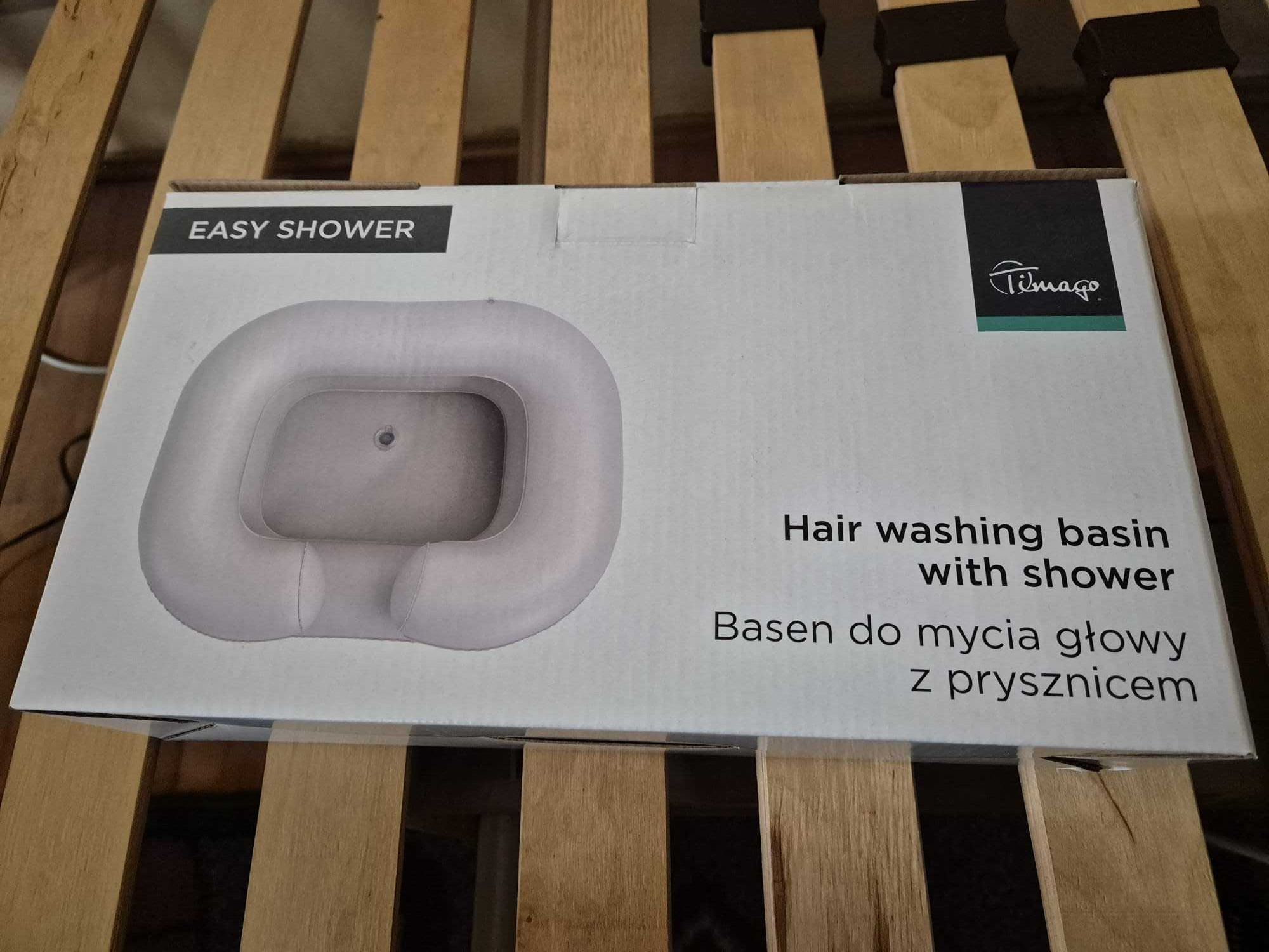 Basen do mycia głowy z prysznicem