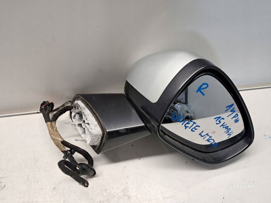 peugeot rcz prawe lusterko 14 pin 15 kabli - wiązka lusterka do naprawy