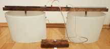 Lampa do salonu drewno