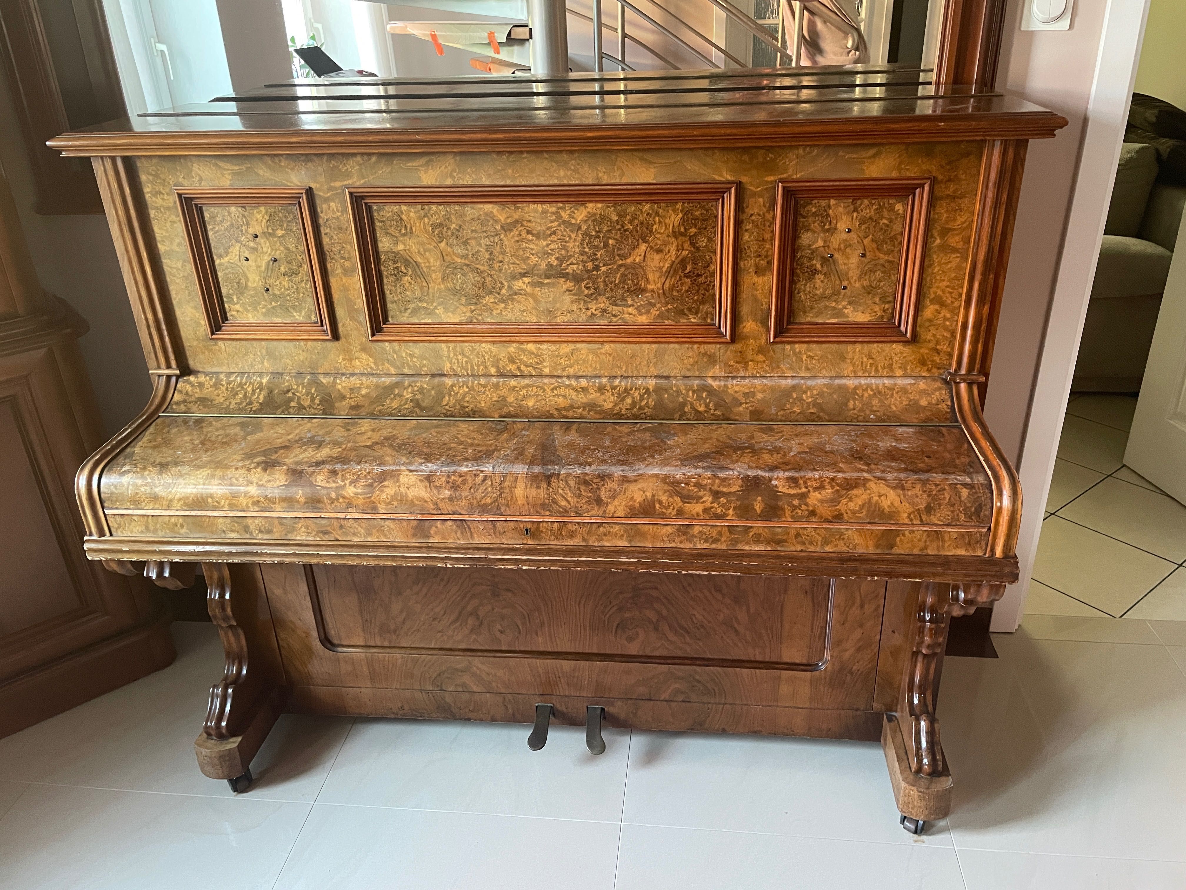 Niemieckie pianino Thürmer / E.D. Maetzke (Görlitz)