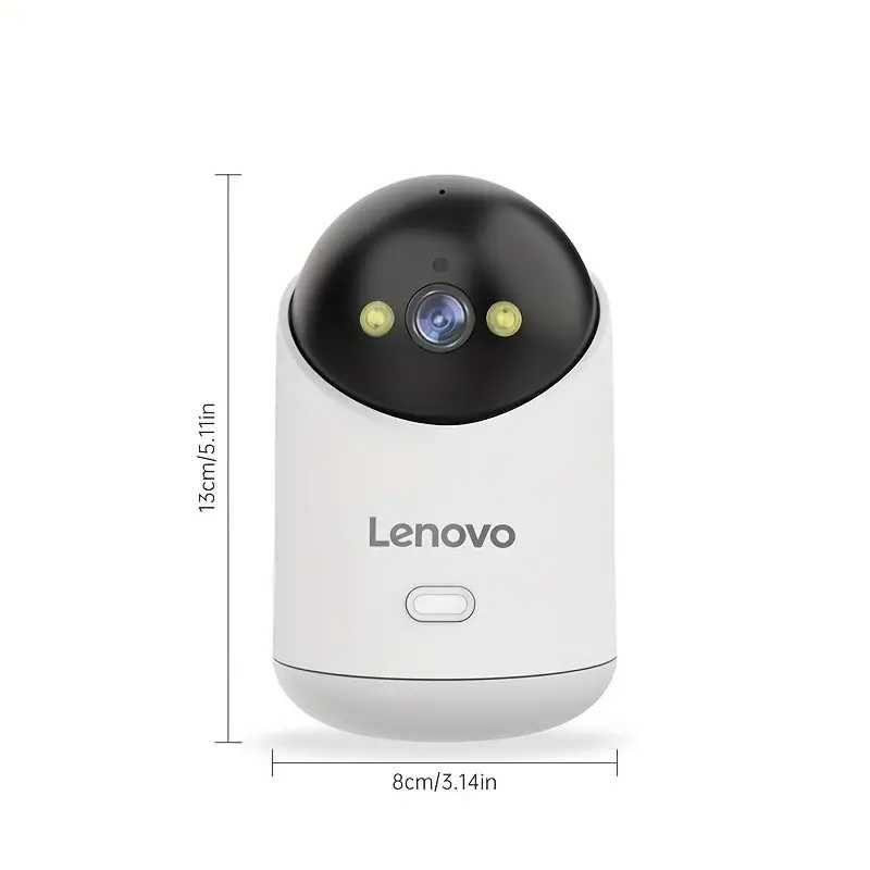 Câmera bebê vigilância Lenovo Sem Fio Visão Noturno PTZ 3MP