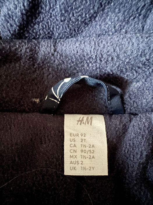 Kombinezon zimowy fla chlopca H&M r. 92