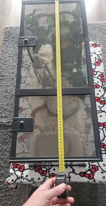 Terrarium 75x30x35cm + dodatki!