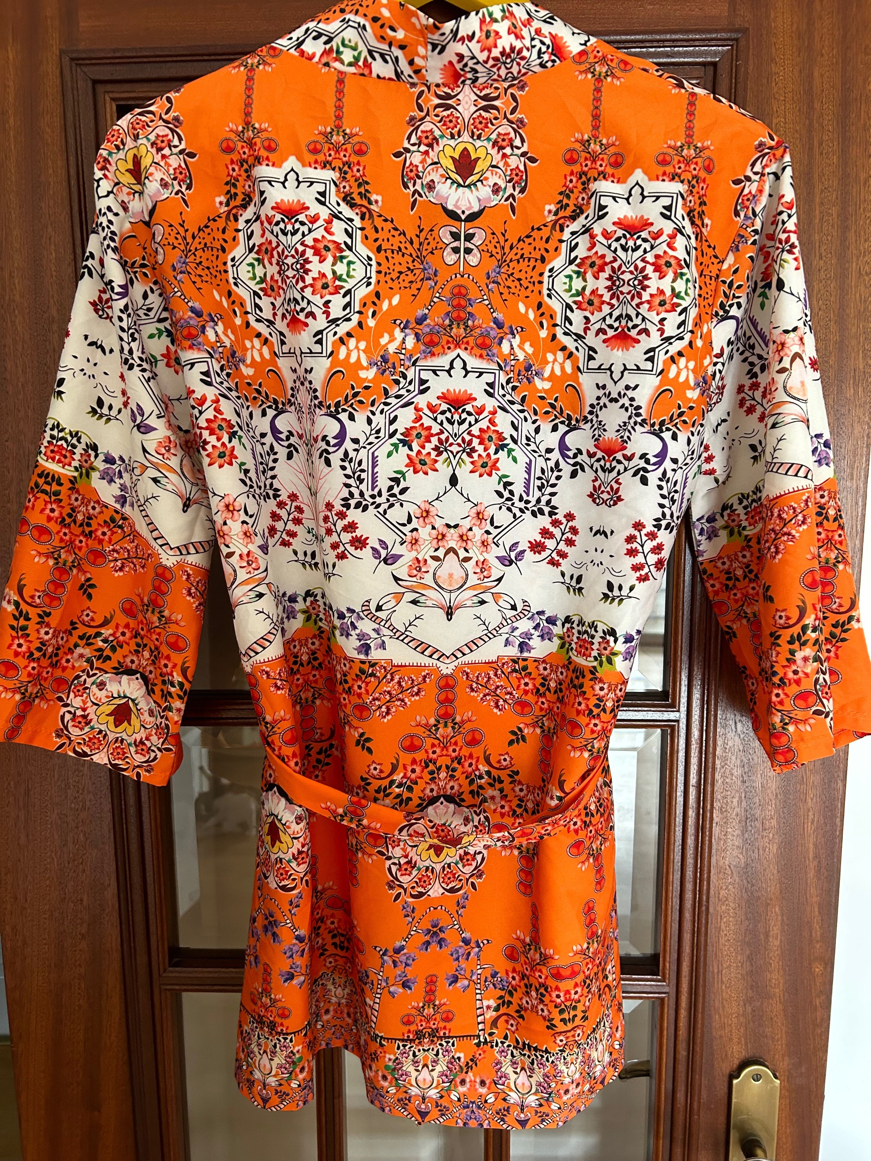 Conjunto Calças e Kimono