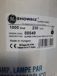 Żarówka GE Showbiz super par64 CP61 i mocy 1000W