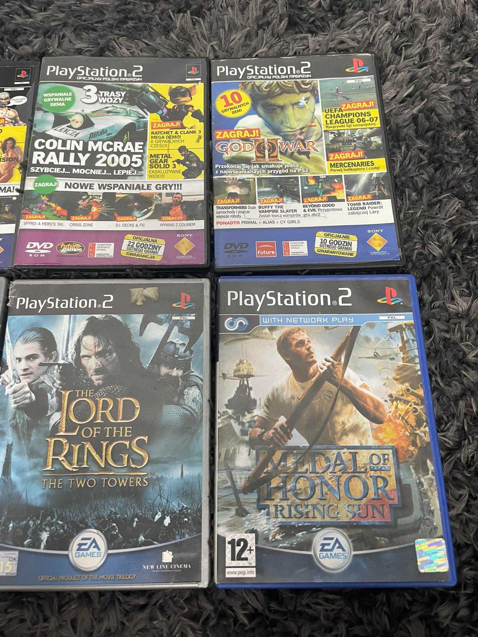 Oryginalne pudełka do gier Na Playstation 2 + jedna gra