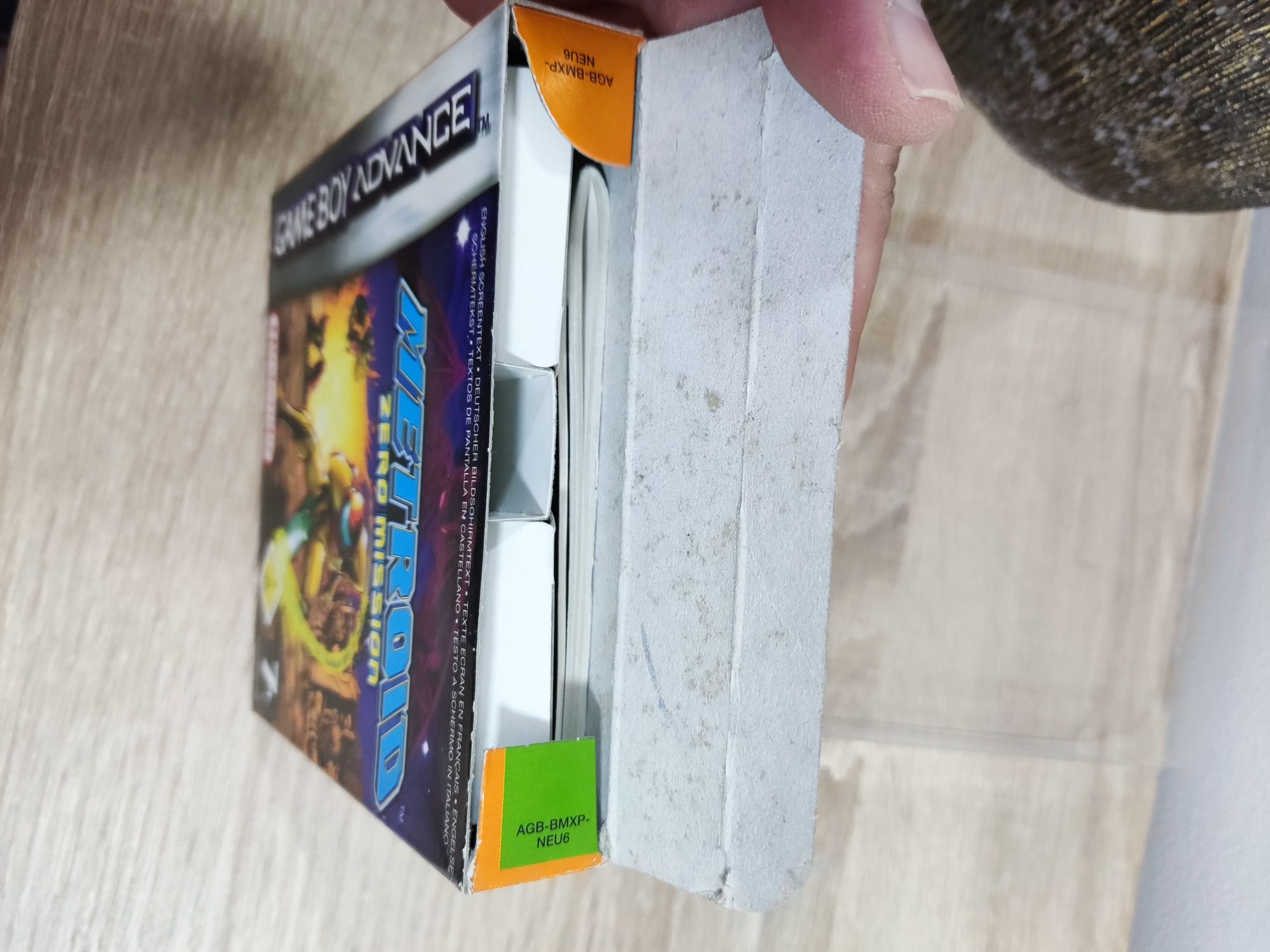 Metroid zero misson completo na caixa game Boy advance
