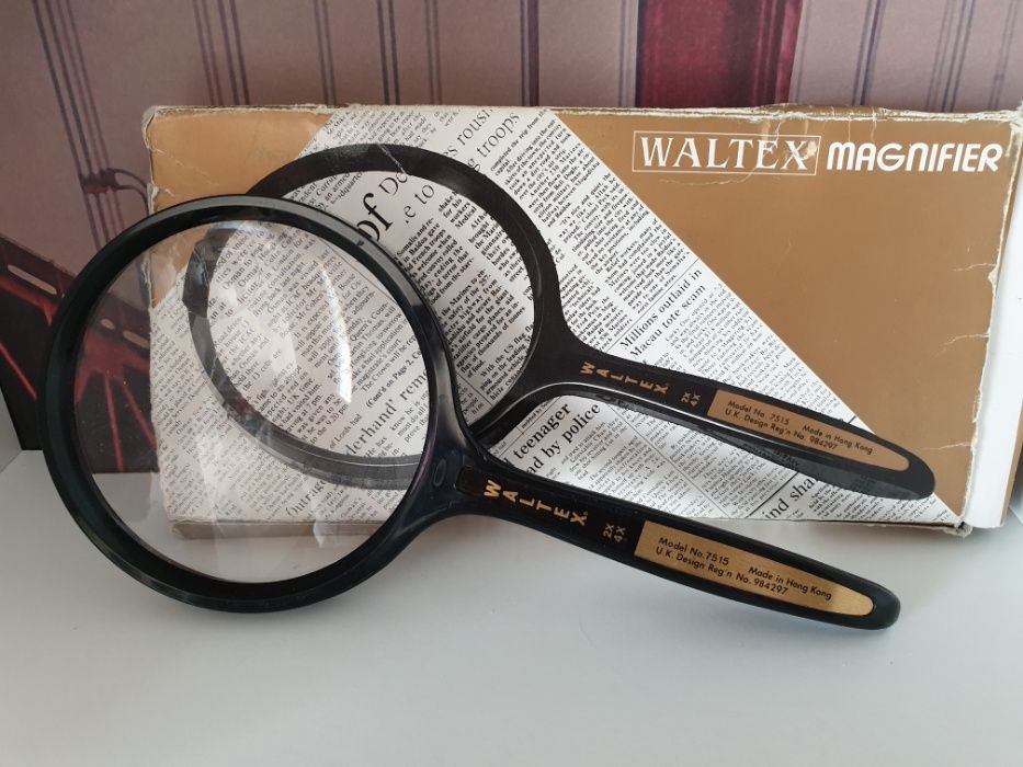 Lupa Waltex Magnifier 2x4 Markowa Profesjonalna NOWA