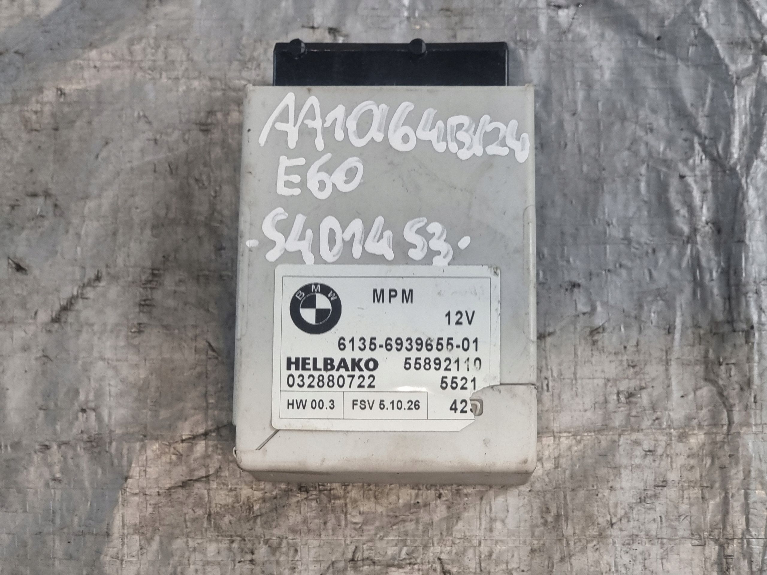 Moduł Sterownik Pompy Paliwa OE BMW Serii 5 E60 530d 03r
