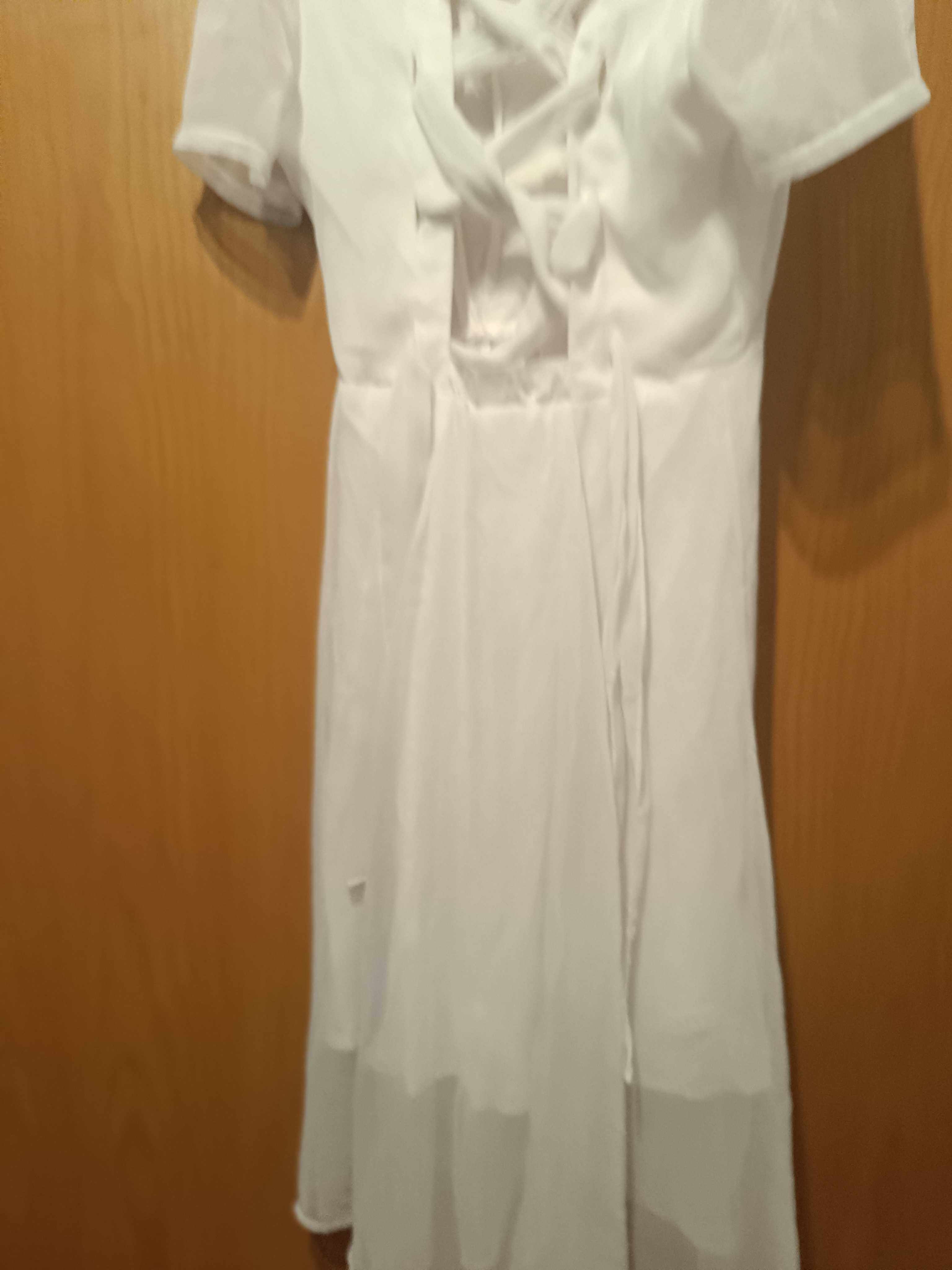 Vestido branco de cerimônia