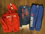 Zestaw spiderman 4szt, bluza, bluzka marvel i spodnie+ bluzka Marvel
