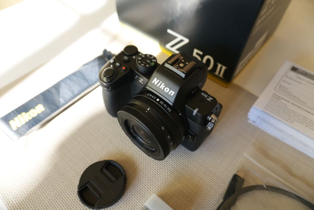 Nikon z50ii objetiva 16-50