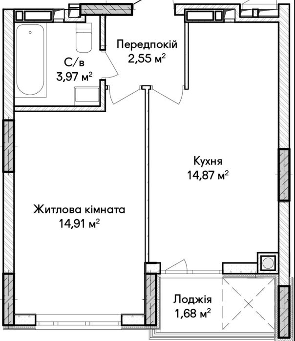 Продам квартиру під Києвом. Безпечне місце. БЕЗ %