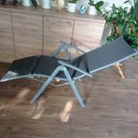 Leżak krzesełko ogrodowe aluminiowe