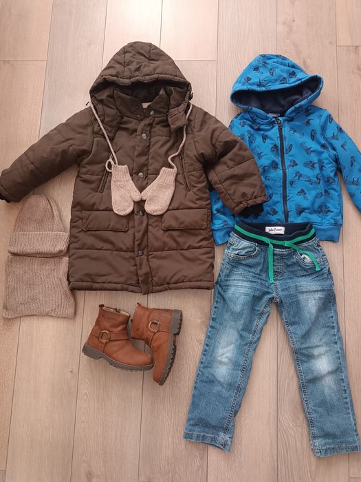 Зимовий одяг для хлопчика 110-116