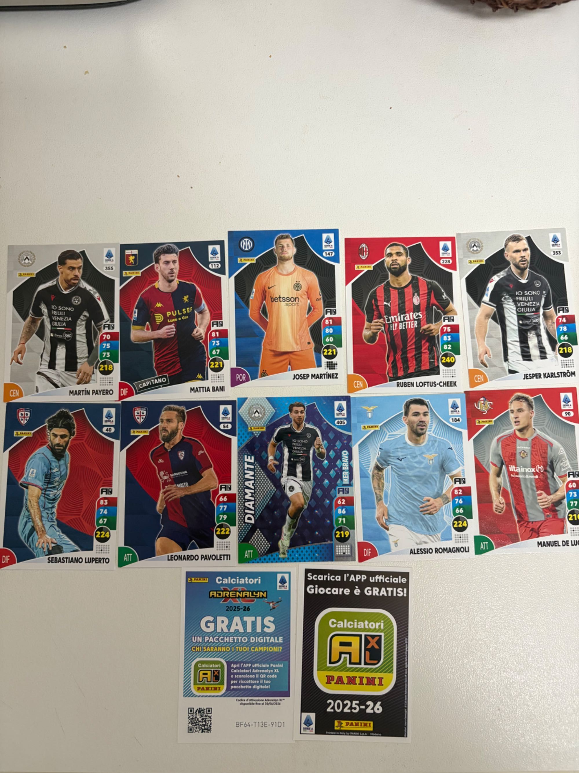 Calciatori Adrenalyn XL 25/26 Panini