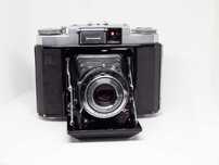 Máquina fotográfica analógica 120 mm de fole Zeiss Ikon Nettax 513/16