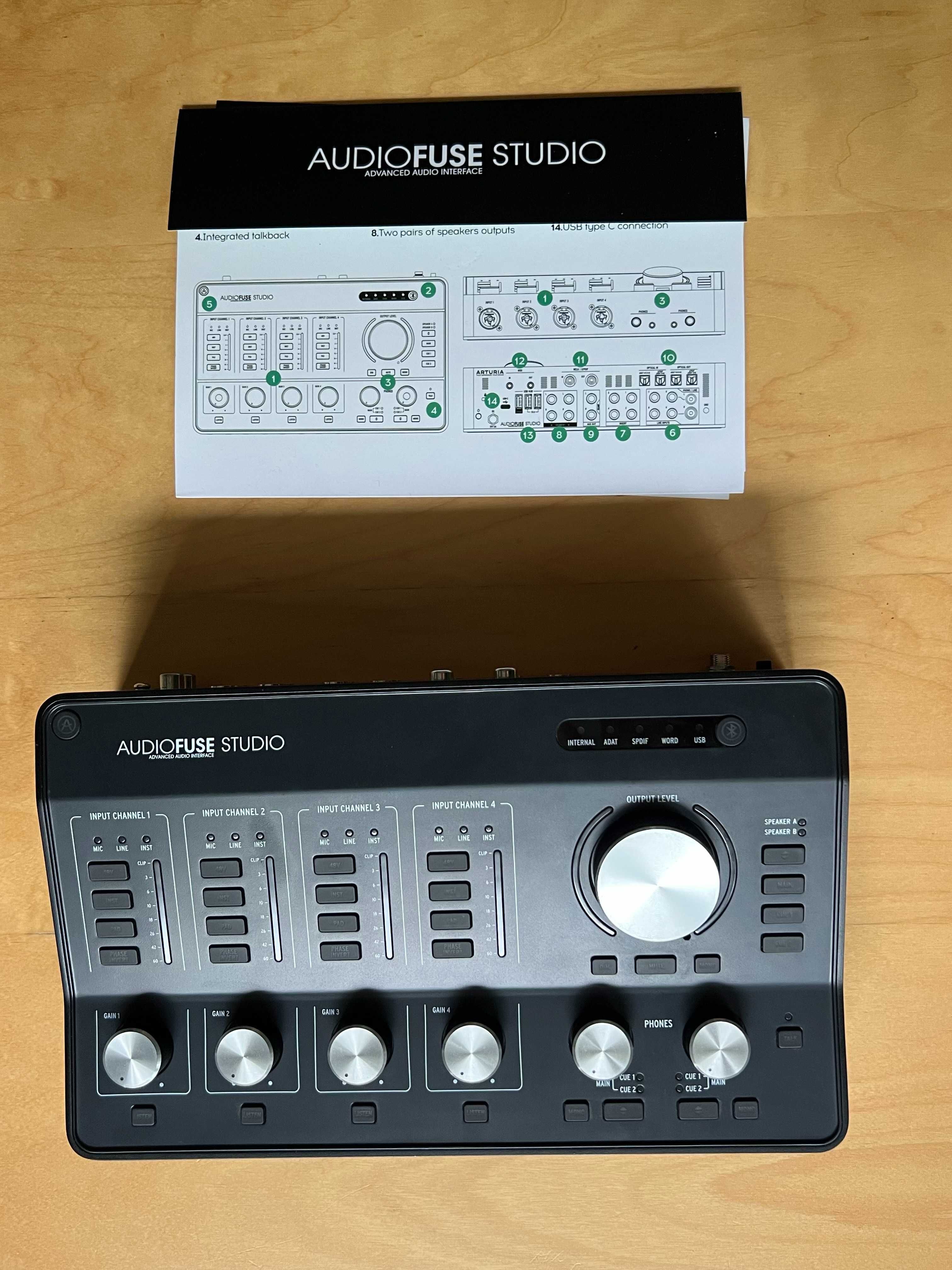 Interfejs audio Arturia Audiofuse Studio stan idealny + dustcover
