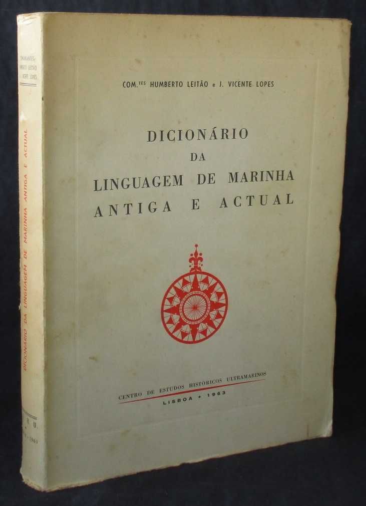 Livro Dicionário da Linguagem de Marinha Antiga e Actual 1ª edição