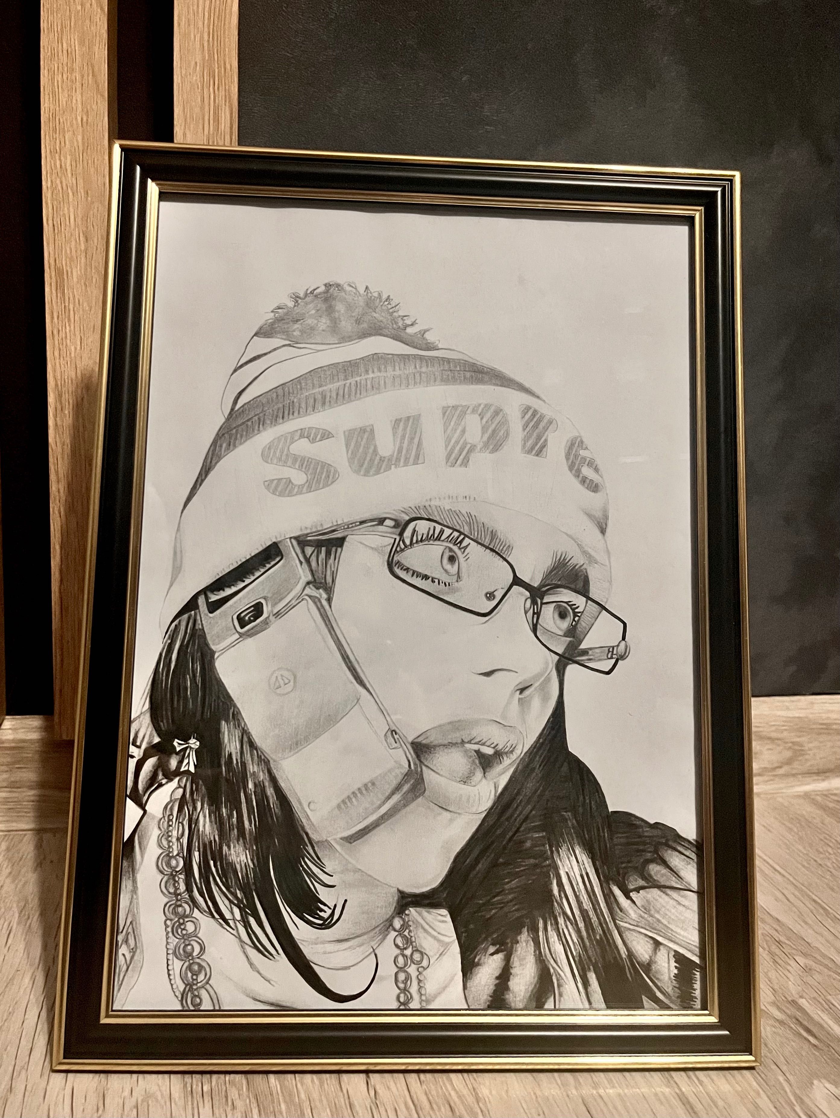 Rysunek Billie Eilish