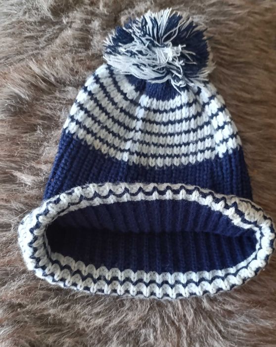 Gorro em malha, com pompom, especial para a neve, Adulto - Unissexo