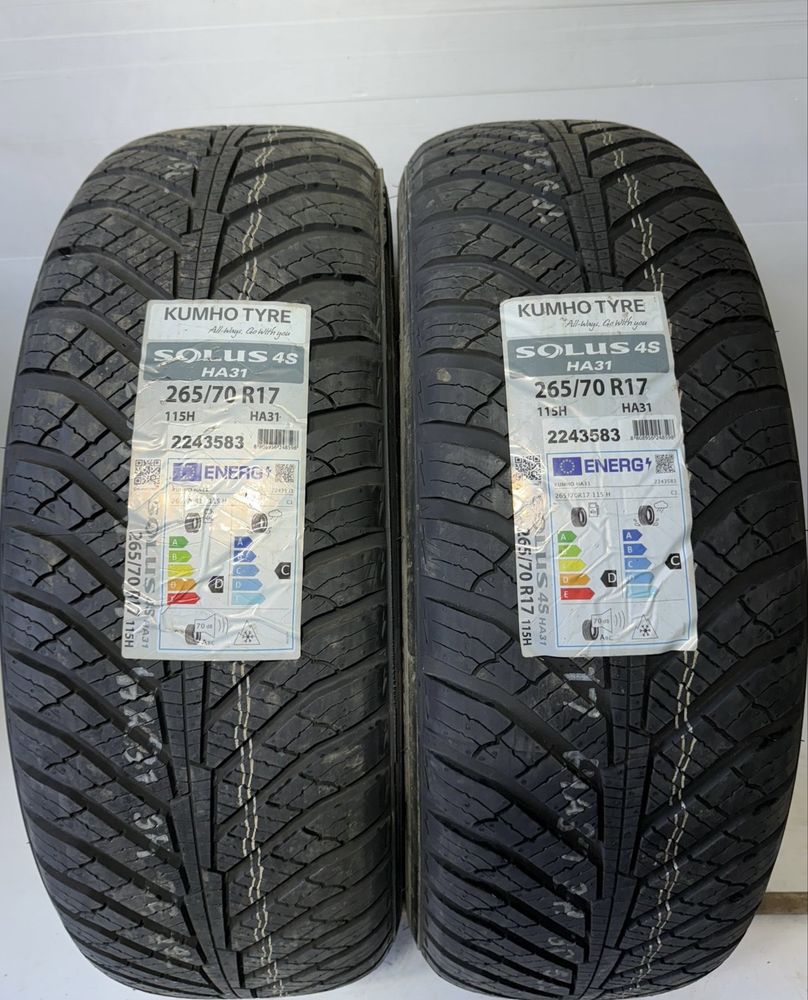 2x 265/60r17 Kumho Solus 4S HA31 115H 2023