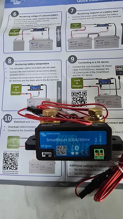 Bocznik SmartShunt 500A/50mV Victron