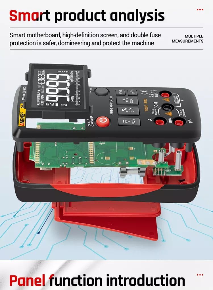 Мультиметр, тестер, пробник, прозвонка, Aneng Q1