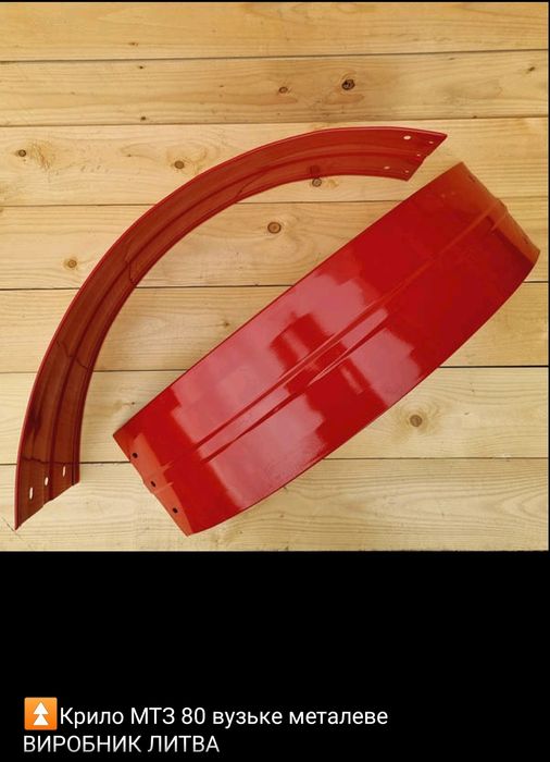 Крило (крила) МТЗ передні ГНУЧКІ,ЯКІСНИЙ ПЛАСТИК (ОРИГІНАЛ)Кронштейни